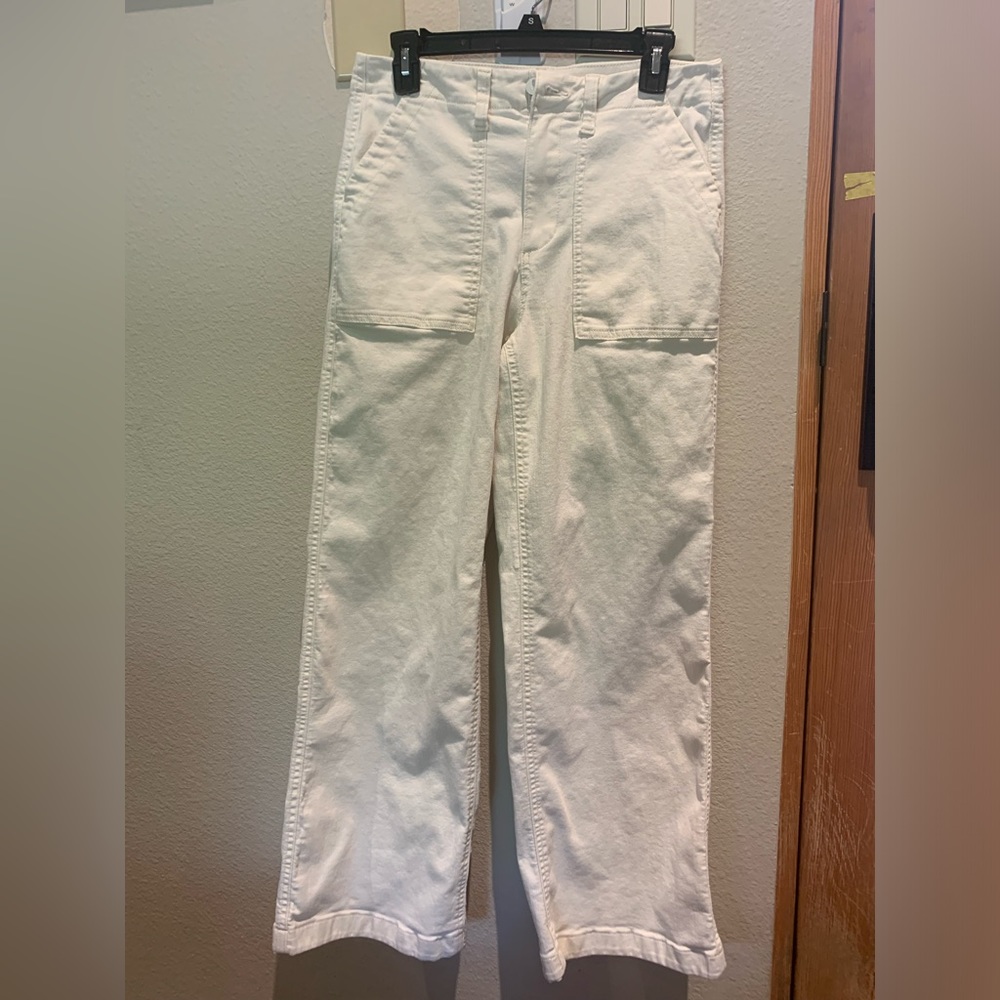 🌟 EUC 🌟 Sonoma Goods For Life - Wide Leg Jeans - Size 8 - Color Cream